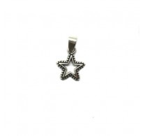 PE001374 Genuine sterling silver pendant charm solid hallmarked 925 Star 